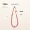Chaveiro de Pedra de Cristal Natural Runya, Pingente de Celular Anti-Perda, Cordão Chaveiro Desmagnetizador de Cascalho Atacado