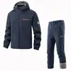 Exportar Noruega Plus Size Quente Espessado Camada Dupla Com Capuz Lã Fleece Comércio Exterior Transfronteiriço Tamanho Europeu Sudadera de Lã Calça de Moletom Tendência