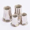 Tuerca Remache de Acero Inoxidable 304 al por Mayor Color Zinc Cabeza Avellanada Tuerca Remache Cabeza Pequeña M3M4M6M8M10