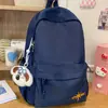 Mochila Escolar de Grande Capacidade para Alunos do Ensino Fundamental, Mochila de Ensino Médio Simples e Estilosa em Estilo Japonês com um Toque Relaxado, Mochila para Estudantes Universitários com Senso de Design