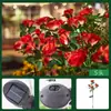 Lámpara Solar de Rosa Led Decoración de Jardín Artificial Exterior Impermeable Patio Parque Casa Lámpara de Césped