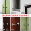 Hebilla de Pestillo para Puerta sin Taladro Cerradura de Ventana de Acero Inoxidable Gancho a Prueba de Viento Pestillo para Puerta de Madera de Baño Pestillo de Palanca Simple