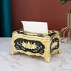 Caja de Pañuelos Estilo Europeo Desmontable para Sala de Estar en Casa, Caja de Servilletas para Restaurante Occidental, Caja de Almacenamiento de Pañuelos para Mesa de Café