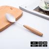 Temporada de Regalos Japoneses Cuchara Sazonadora Mango de Madera Cuchara de Acero Inoxidable Vajilla Juego de Cuchillo Tenedor Cuchara Palillos para Niños Juego de Tres Piezas