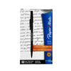 Papel negro estuche brillante negro ordinario aceitoso repuesto bolígrafo estudiante pluma papelería escritura suave