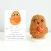 Muñeca de Patata de Energía Positiva Tejida a Mano Más Vendida de Amazon Adornos de Muñeca Abeja Lindos Divertidos de Lana