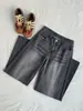 AliExpress eBay Roupas Femininas Primavera/Outono Personalidade Americana Hot Strass Calça Casual Solta Fashionável Jeans Vintage Desgastado Tendência