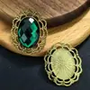 Acessórios DIY Laço Feito à Mão Material Capa de Celular Adesivo de Beleza Liga de Diamante Base de Bronze Placa de Flor de Pérola