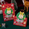Tarjeta de felicitación tridimensional de Navidad de Amazon transfronteriza Flores Regalo Tarjeta de bendición escrita a mano Nochebuena Tarjeta de felicitación creativa Venta al por mayor