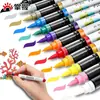 Domina el Set de Marcadores Acrílicos Líquidos Directos 5105 con Puntas Suaves Individuales, Gran Capacidad, Colores No Transparentes y Colores Apilables