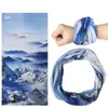 Mascarilla Transpirable de Hielo de Seda con Protección Solar, Pañuelo Mágico para la Cabeza, Bufanda para el Cuello, Pañuelo Facial Versátil para Pesca al Aire Libre, Cubrecuellos, Gorro Deportivo para Ciclismo
