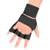Nuevos Guantes Deportivos de Levantamiento de Pesas de Silicona Antideslizantes de Medio Dedo sin Dorso para Palma Resistentes al Desgaste Protectores de Presión Guantes de Entrenamiento