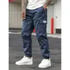 Comercio Exterior Transfronterizo Amazon Retro Europeo y Americano Cordón Bolsillos Múltiples Ropa de Trabajo Casual Pantalones Holgados Versátiles para Exteriores Pantalones Largos