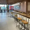 Silla con Respaldo de Madera Maciza para Café Restaurante Tienda de Té con Leche Área de Descanso Silla Estilo Kudi
