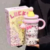 Taza Flotante de Bola 316 para Niñas, Taza Termo de Aspecto Elevado, Taza de Agua con Popote, Sensación de Lujo Ligero y Gama Alta, Taza Flotante de Bola Dopamina 316