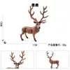Brinquedos de Simulação Infantil Mundo dos Animais Marinhos Modelo Urso Polar Coelho Polar Rena Moby Dick Enfeites Cognitivos