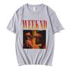 Camiseta de Verão Fina Estampada com Wicken Ultra-Clara Manga Curta Oversize Meia-Manga Masculina Estilo Solto Marca Tendência