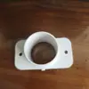 Conector Plano para Bajante de Tubería de 40 mm Accesorios de Plástico ABS para Invernadero Toldo Interfaz de Drenaje de Bajante para Tubería Redonda de 40 mm