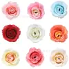 Cabezas de Flores de Rosa Artificiales, Flores Falsas de Seda, Materiales Hechos a Mano para DIY, Decoraciones de Pared de Flores, Flores para Bodas, Decoración del Hogar