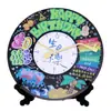 Discos personalizados, discos de vinilo de simulación de música en la nube de NetEase, regalo de cumpleaños DIY con graffiti, decoración para sala de estar, mueble de TV