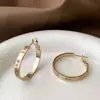 Moda Europeia e Americana, Design de Padrão de Nicho Exquisito e Simples, Brincos Geométricos com Senso de Elegância, Luxo Leve, Sensação de Alto Padrão, Brincos Versáteis