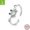 Aretes de plata con charm personalidad original exquisitos serie oceánica conjunto plata de ley 925 alta calidad verano vacaciones transfronterizas