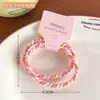 Nuevo juego de scrunchies de colores pastel para niños, para coleta, trenza pequeña y peinados recogidos, bandas elásticas simples y de alta elasticidad