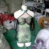 Nuevo Sexy Uniforme Antiguo Tirantes Encaje Halter Falda Cadera Volantes Pecho Pequeño Ropa Interior Sexy