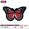 Fábrica de Bordados Foshan Venta al por Mayor Parches Bordados Clásicos de Mariposas para Ropa de Mujer, Pinzas para el Cabello de Mariposa, Parches Hechos a Mano para DIY