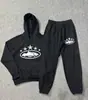 2026 Popular Transfronterizo Estilo Callejero Americano Alcatraz Estrella Crucero Impresión Marca de Moda Conjunto para Hombres, Hip-Hop Casual