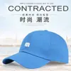 Boné de Baseball Bordado de Algodão Puro Estilo Novo Primavera e Outono Unissex Chapéu Versátil de Moda de Verão Proteção Solar