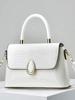 Bolso de bloqueo en forma de gota de alta calidad para mujer 2023 Nuevo bolso cuadrado de charol bolso de mano cadena bandolera para mujer