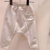 Otoño 2025 Nuevo Estilo Coreano Ins Ropa Infantil para Niños y Niñas Pantalones Rayados Grandes Pp Pantalones Harem para Niños Pantalones de Moda para Niños