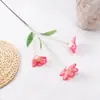 Flores de Seda Tulipán Morandi Suaves de 3 Cabezas para Jarrón Casero, Arreglos Florales, Decoración de Techo de Boda, Tallos Largos de Flores Artificiales