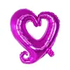 Cruzamento de fronteiras 18 polegadas gancho oco amor amor casamento Dia dos Namorados quarto de casamento decoração de casamento suprimentos balão
