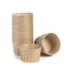 Porta Papel a Prueba de Aceite para Taza Mafen Rizado Color Sólido Portapapel para Taza de Boca Enrollable Portapapel Mafen Portapapel para Pastel de Chifón Portapapel 50
