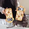Dibujo Lindo Taiyaki Rilakkuma Iphone17 Apple 16 Adecuado para 14/15Pro Max Funda Protectora para Teléfono Móvil 13