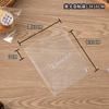 Bolsa transparente para empaque de pan bagellas para hornear tostada europea puede elogiar bolsa autoadhesiva bolsa para comida de dona de hojaldre bolsa autosellable
