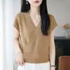 Malha Simples para o Dia a Dia com Decote V Cruzado Macia na Pele Valoriza Todos os Tipos de Corpo Macia e Amiga da Pele Camada Base Emagrecedora para o Dia a Dia