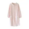 Vestido de Maternidad Xiyue Otoño/Invierno 10A de Algodón Puro Antibacteriano Algodón de Aire para Lactancia Pre y Postparto, Vestido Engrosado de Postparto