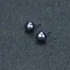 Brincos de Pérola de Água Doce Naturais Joias Agulha de Prata S925 Piercing na Orelha Simples Leve Luxo Estilo Nicho Brincos Versáteis