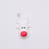 Colgante de resina navideño simulación muñeco de nieve árbol de Navidad anciano bolsa llavero colgante accesorios DIY