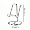 Soporte de Teléfono de Metal de Hierro Artístico Creativo, Diseño Lineal, Portátil, Soporte Perezoso para Pantalla de Tableta Minimalista Estilo Ins