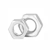 Suministro en stock acero inoxidable 304 tuerca hexagonal delgada DIN439 M4M6M8M10M12 tuerca hexagonal delgada de seguridad