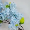 Flores de lila artificiales, flores de lila de tallo largo de un solo tallo y flores de lila moradas para trepar vallas, árboles florales decorativos, arreglos florales y exhibiciones de jardín