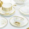 Pratos e pratos livres para combinar presentes domésticos atacado Louça de porcelana óssea de Jingdezhen produto único tigela grande Tigela pequena tigela para sopa/macarrão