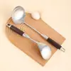 Espátula de Acero Inoxidable de Grado Alimenticio, Espátula de Cocina Engrosada, Cuchara para Sopa, Colador de Pimienta, Espátula para Freír, Cuchara para Freír, Juego de Utensilios de Cocina para el Hogar