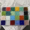 DIY jóias acessórios atacado imitação jade 3 * 6mm ábaco contas de vidro multicolor pulseira acessórios colar contas soltas