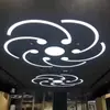 Lustre LED para Shopping Center Supermercado Lâmpada Estilo Industrial para Academia Café Rede E-Sports Estúdio de Dança Escritório Lâmpadas Personalizadas