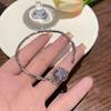 Karst de Glaciar ~ Pulsera Rosa Púrpura para Mujer 2023 Nueva Moda Lujo Ligero Nicho Temperamento de Alta Gama Pulsera para Mejor Amiga